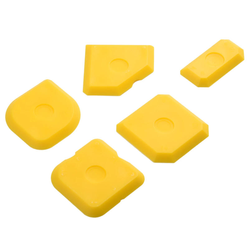 Description Picture 2 of itemFixtures Home Improvement Silicone Applicator Silicone Glass Glue Scraper Grout Applicator Seaming Tool Yellow