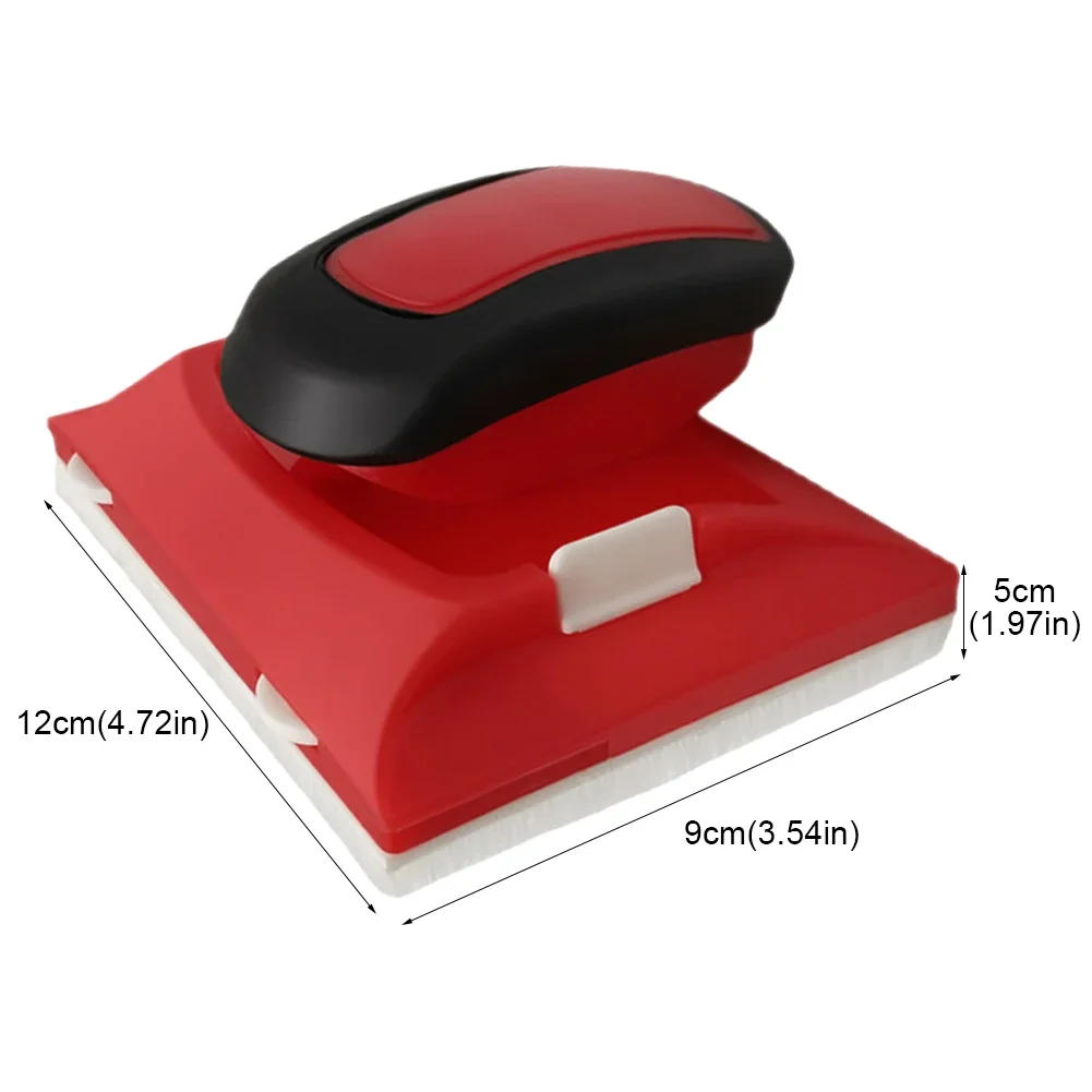 Description Picture 2 of itemRed Paint Edger Cutting In Home Interior Plastic Wall With Pad Nylon Bristles Edges Painting Corner and Edges