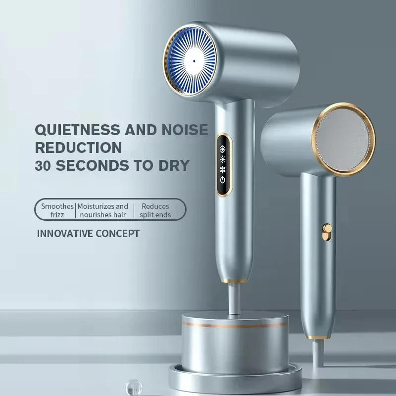 Description Picture 3 of item2000W High-speed Thermostatic Hair Dryer Professional Negative Ion Home Hair Dryer Low Noise Adjustable Salon Hair Dryer