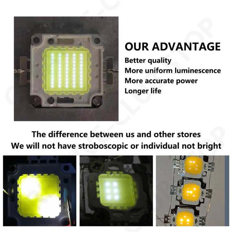 Description Picture 4 of item10W 20W 30W 50W LED Chip Bead COB Backlight Matrix LED Light Module Lighting Accessories LED Matrix For DIY FloodLight Spotlight