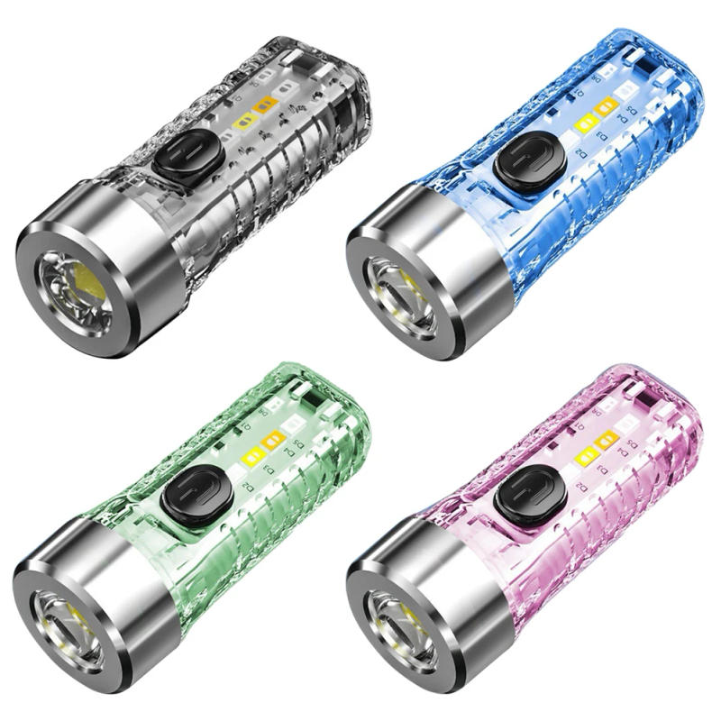 Description Picture 4 of itemLED SMD Pocket Flashlight Portable Keyring Torches Type-C USB Charging for Outdoor Camping Hiking Emergency Lighting