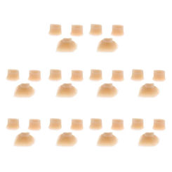10 Pieces Flute Pads, Flute Rubber Cushion Set for Flute Woodwind Instrument
