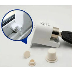 Sliding Window Patio Screw Door Lock Key Push Baby Child Safety Protection Antitheft Door Window Security Lock Catches Set