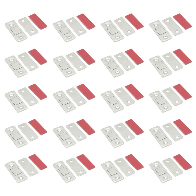 Description Picture 3 of item20 Set Cabinet Catches Ultra-Thin Invisible Anti-Rust Door Magnet Kit Screw For Home Office