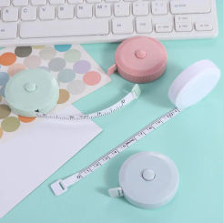 Soft Mini Tape Measure Portable Nordic Style Three Measuring Measures 2m Automatic Retractable Measurement Ruler Measures Height