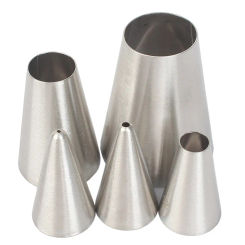 5Pcs/set Round Icing Piping Nozzles Baking Pastry Tip Tool Sugarcraft Fondant Biscuit Cake Decorating Bakeware Dessert Cake Tool