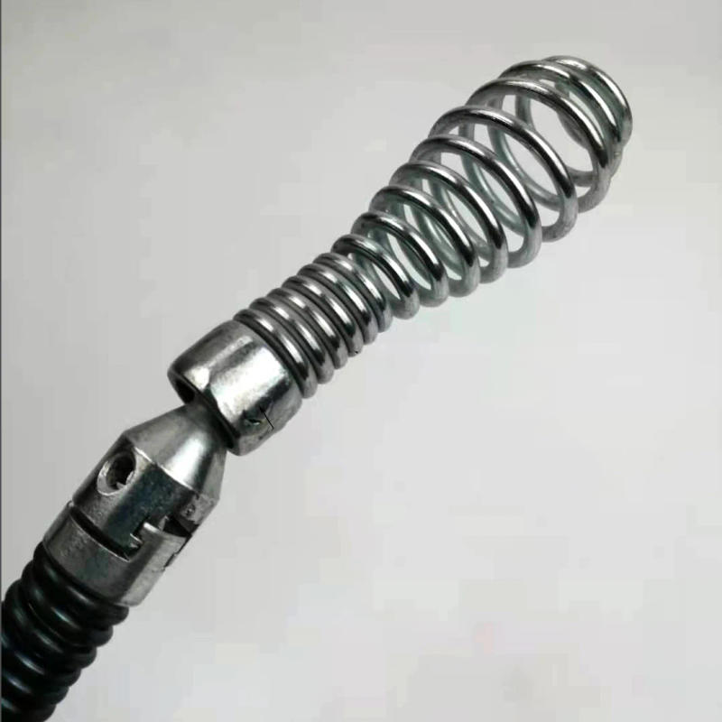 Description Picture 2 of item16mm Pipe Dredging Spring Fitting Multidirectional Universal Tool Head Steel Wire Dredging Mechanical Electrical Drill Connector