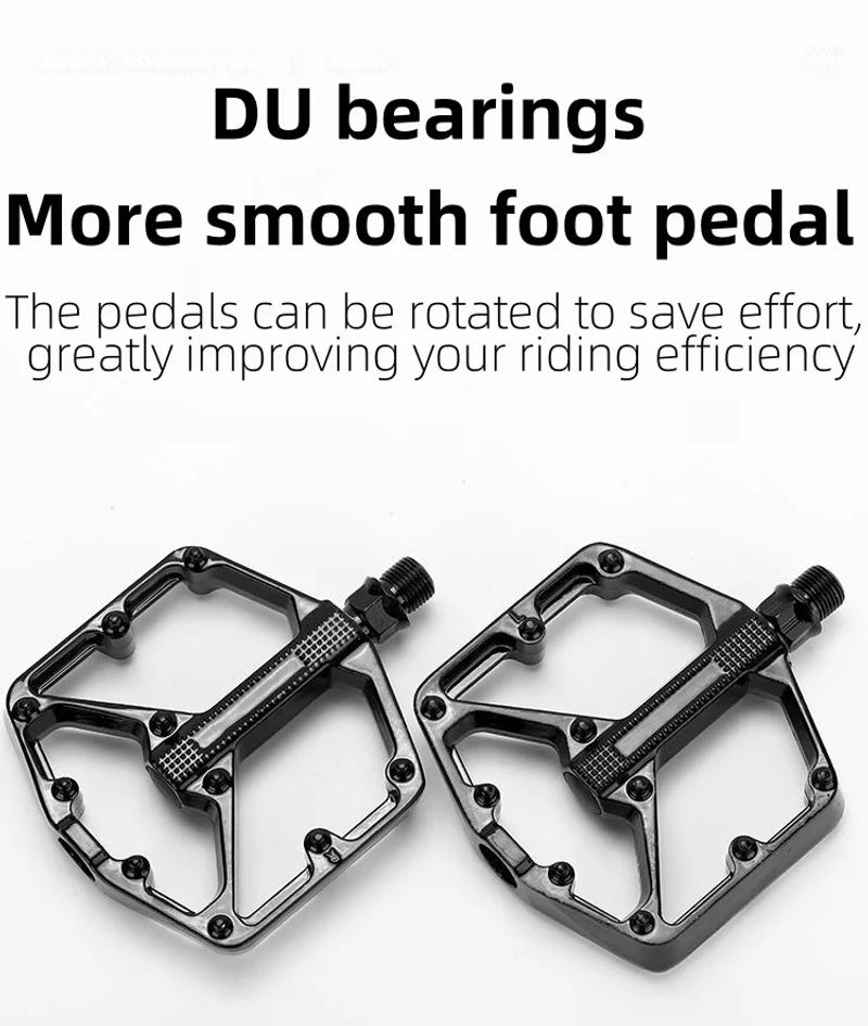 Description Picture 6 of itemWidened lightweight anti-slip bicycle pedals, dual-bearing riding platform pedals, accessories for road and mountain bikes