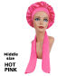 middle hot pink