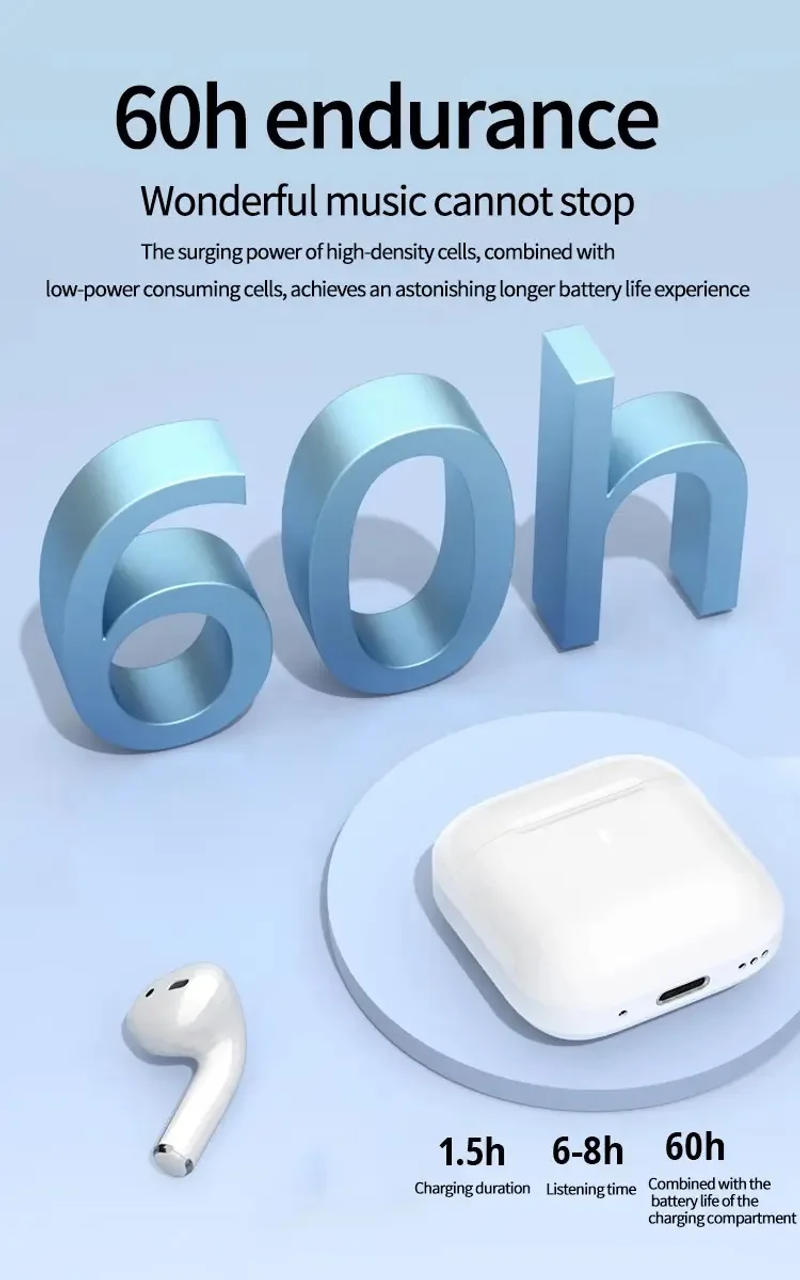 Description Picture 5 of item2025 New Air Pro True Wireless Bluetooth Earphones Headphones HiFi Sound Low Latency Noise Reduction Earbuds for IPhone Android