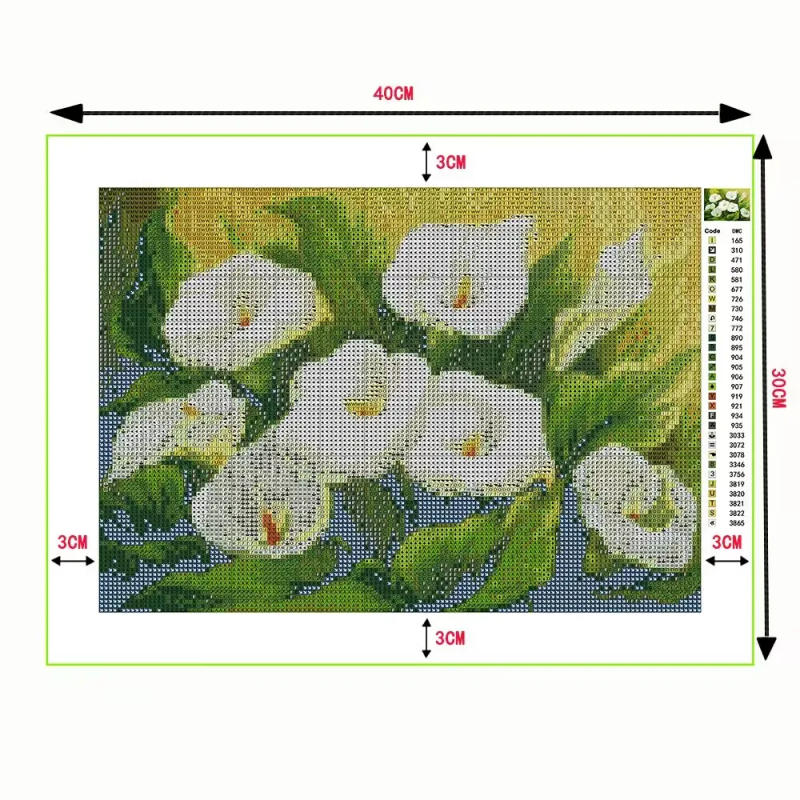 Description Picture 6 of item5D DIY Diamond Painting Street Full Square/Round Diamond Embroidery Landscape Mosaic Rhinestone Pictures Home Decor Gift