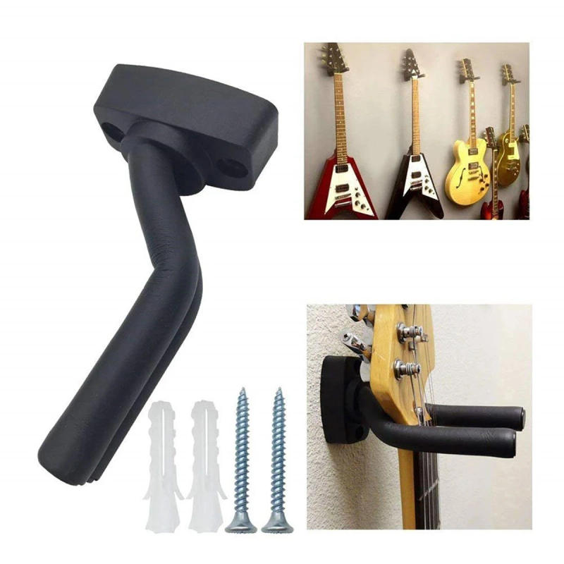 Description Picture 5 of itemMiwayer Guitar Wall Mount Hanger Black Guitar Hanger Wall Hook for All Size Guitars Bass Mandolin Banjo Ukulele