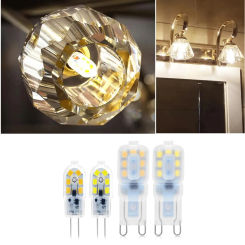 2pc G9 LED Light Bulbs 220V 110V Spotlight 2835 Bright Home Chandelier Lamps G4 AC/DC12V 220V 3W 5W Replace Halogen Ampoule Lamp