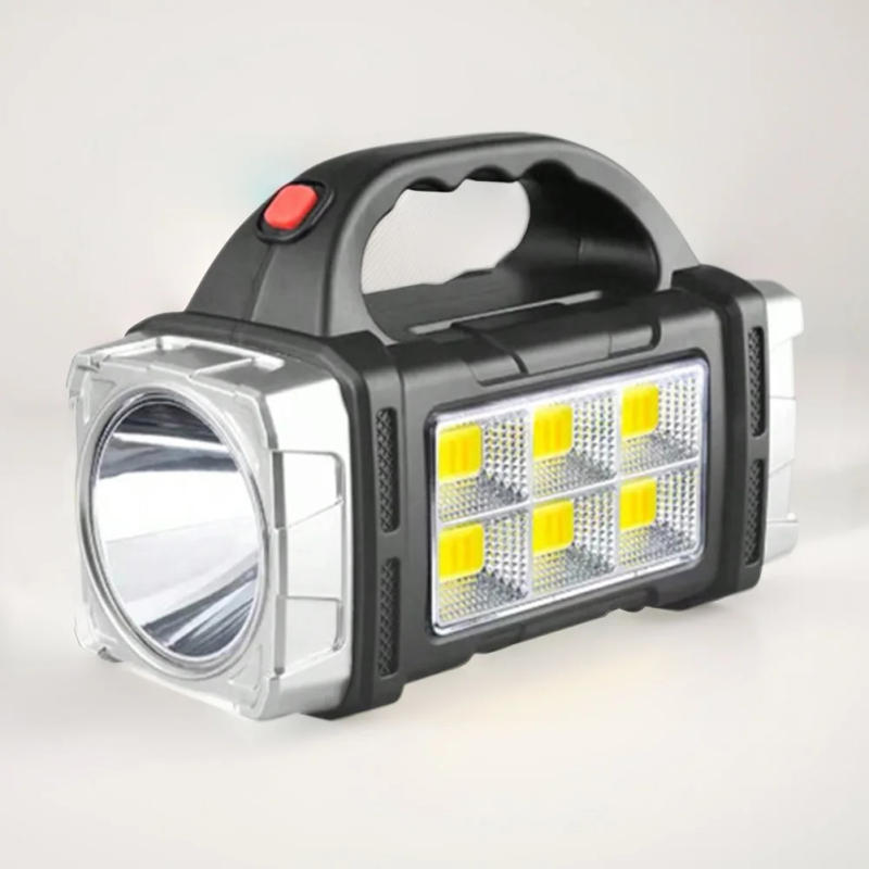 Description Picture 6 of itemPortable Powerful Flashlight USB Rechargeable IP44 Waterproof Outdoor Solar Torch Light Emergency Work Lamp for Hiking Adventure