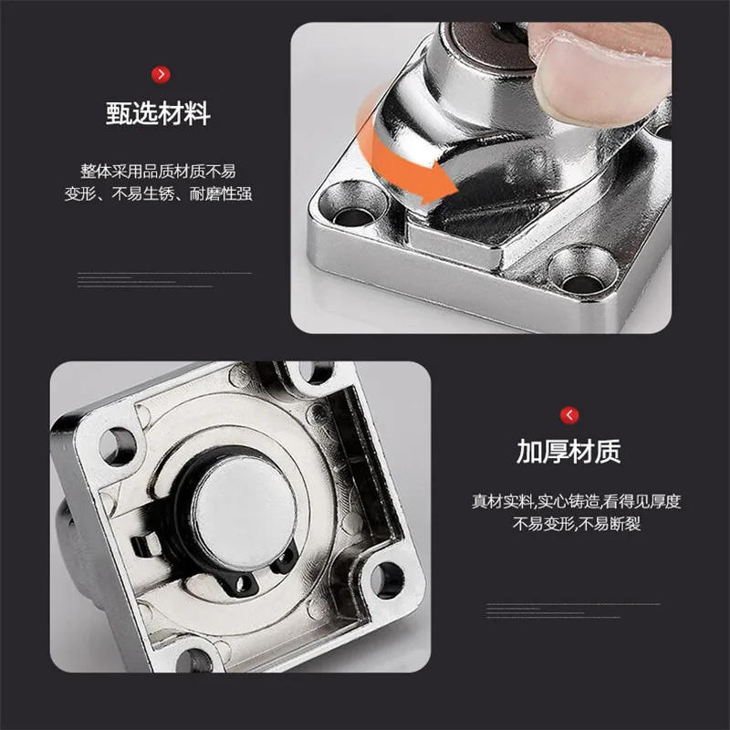 Description Picture 6 of itemHigh Quility Heavy Duty Locking Hasp And Staple Punch-free With Lock Double Door Cabinet Lock Office Cabinet Security Hardware