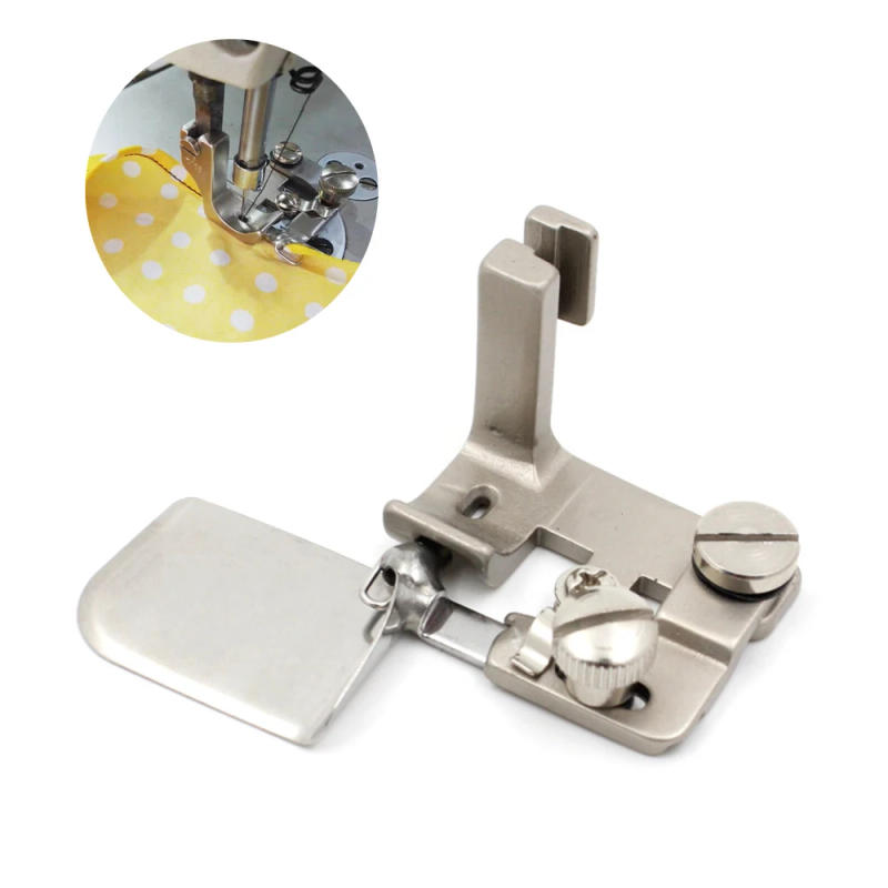 Description Picture 2 of itemF502​ Hemming Presser Foot Binder Folder Fit Single Needle Lockstitch Sewing Machine Parts For Makes Clothes Round Angle Turning