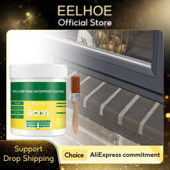 Waterproof Coating Sealant Agent Transparent Invisible Insulate Anti-Leak Paste Glue with Brush Restore Adhesive Roof Bathroom