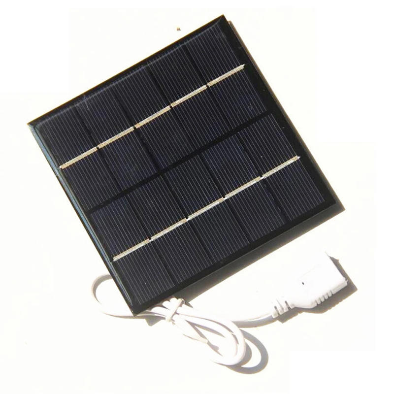 Description Picture 2 of item5W 5V Solar Panel Solar Battery Charger 100*100mm Panel For Board Outdoor Camping Power Bank Phone Charging Supplies