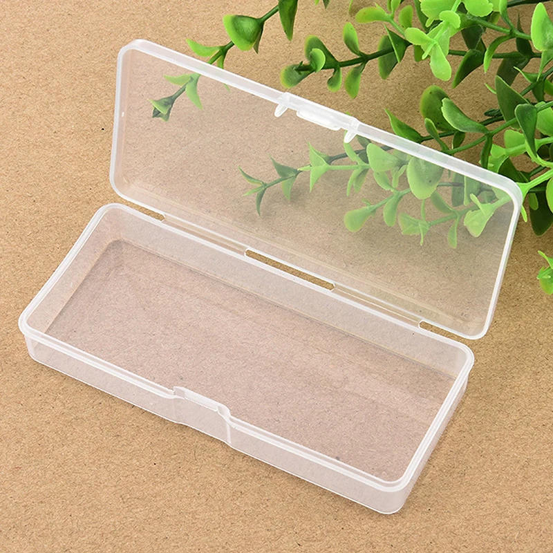 Description Picture 2 of item1PC Clear Plastic Box Rectangular Box Translucent Box Packing Storage Box Dustproof Durable Strong Jewelry Case Container