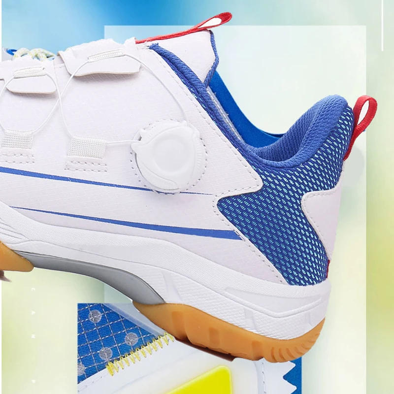 Description Picture 4 of itemNew Professional Badminton Shoes Men Women Size Plus 36-45 Tennis Shoes Ladies Luxury Baminton Sneakers Kids Tennis Sneakers