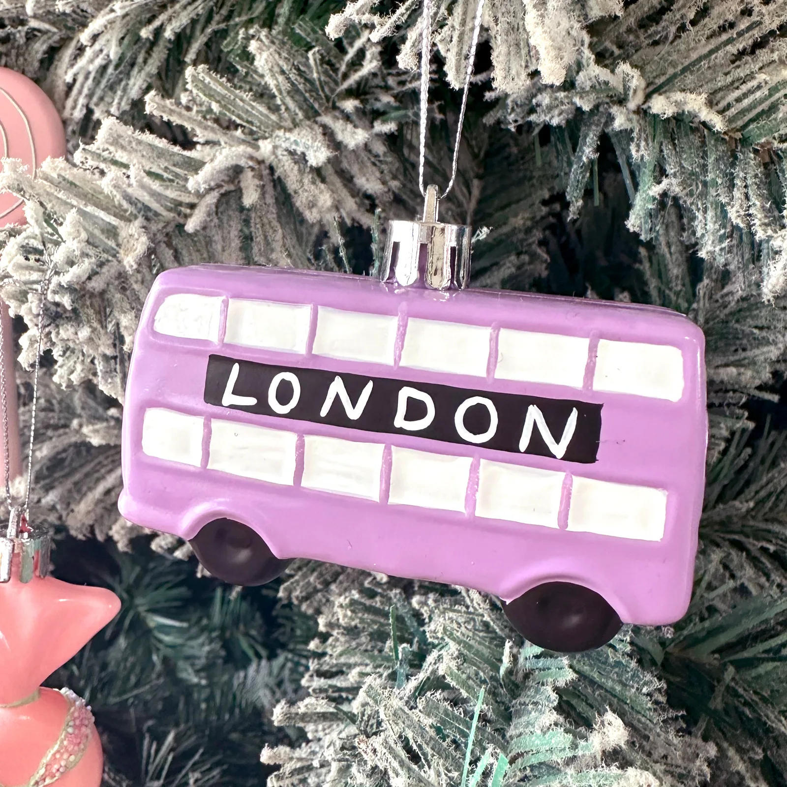 Description Picture 6 of item34/58/80pcs Pink Christmas Ball Ornaments Candy Box Plastic Painted Christmas Tree Party Decoration Christmas Spheres Pendant