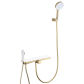 Brushed Gold Round B