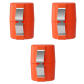 3pcs orange