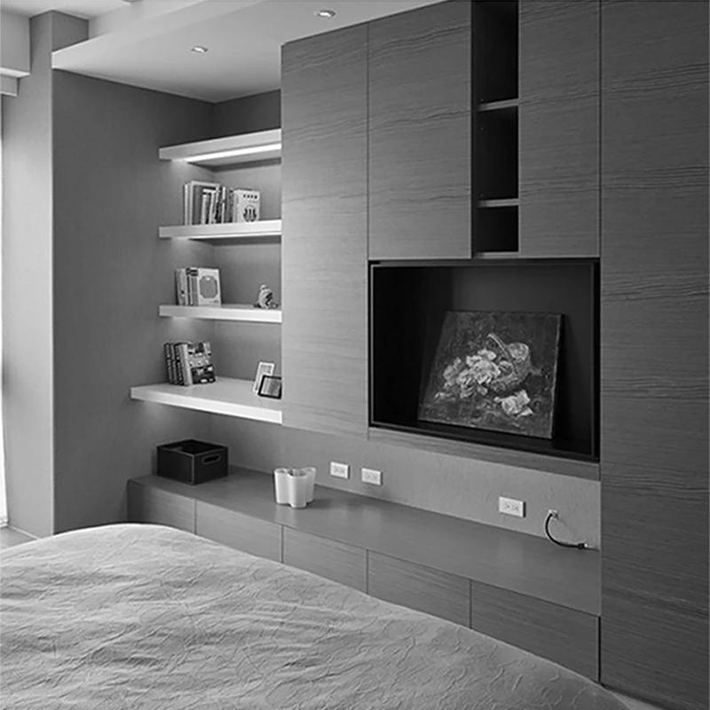 Description Picture 2 of item1PCS aluminum alloy wardrobe door self bouncing device heavy-duty cabinet door press type pull free rebound device