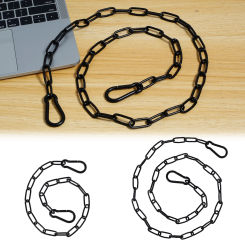 Gate Chain Lock Stainless Steel 20/39inch Gate Chain Link Lock Chain Link Gate Latch with Spring Buckle Weatherproof Outdoor