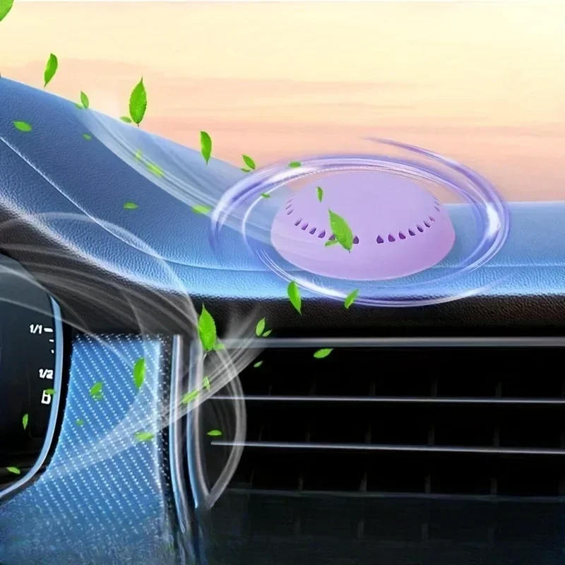 Description Picture 4 of itemAromatherapy Fragrance Lasting Deodorization Bathroom Supplies Bedroom Wardrobe Car Home Toilet Deodorant Solid Round Fresher