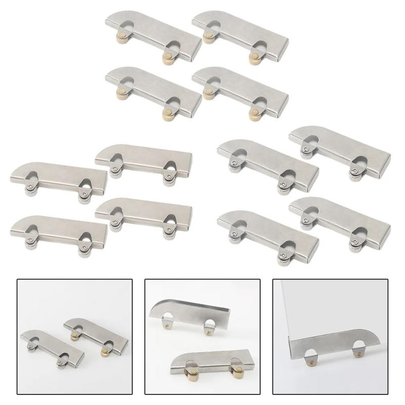 Description Picture 3 of item4PCS Sliding Door Pulley 5mm Stainless Steel Pulley For Sliding Door Window Wheel Track Roller Wheel Caster Hardware