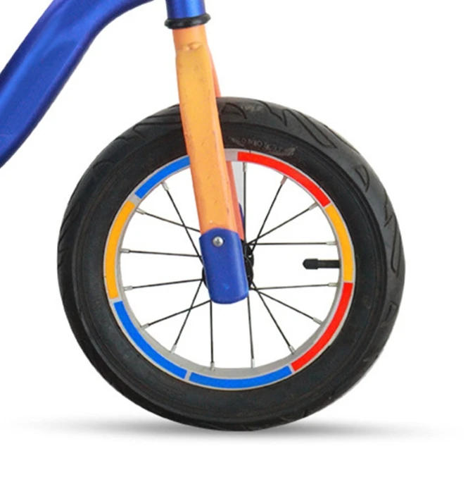 Description Picture 6 of itemColored Reflective Tire Sticker Kids Balance Bike Reflective Sticker Wheel Decal Bicycle Accessories