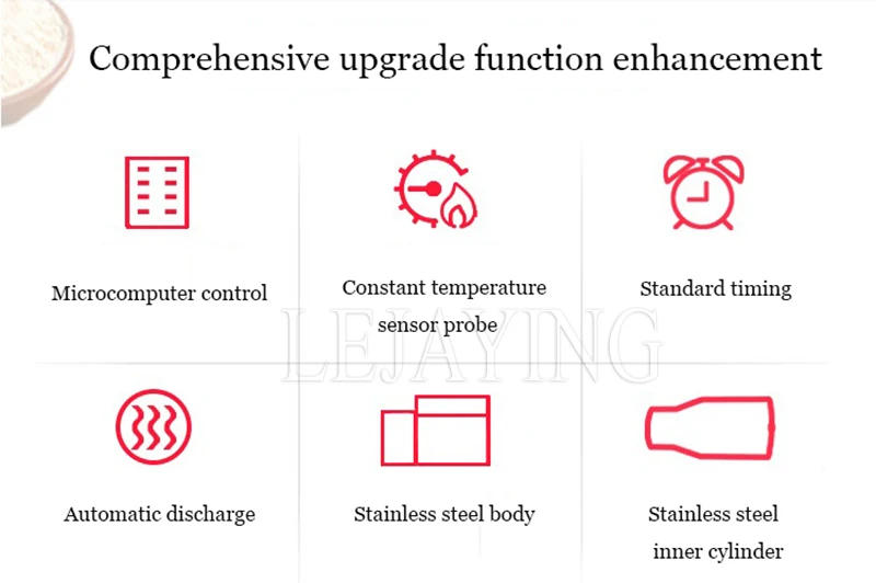 Description Picture 3 of itemCommercial Full Electric Nut Roaster Household Small Coffee Beans Peanut Pistachio Almond Chestnut Roasting Machine