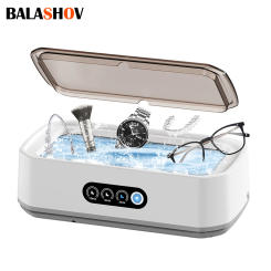 Ultrasonic Cleaner Machine Eyeglass 650ml Mini High-frequency Vibration Cleaning For Glasses Jewelry Denture Pacifier