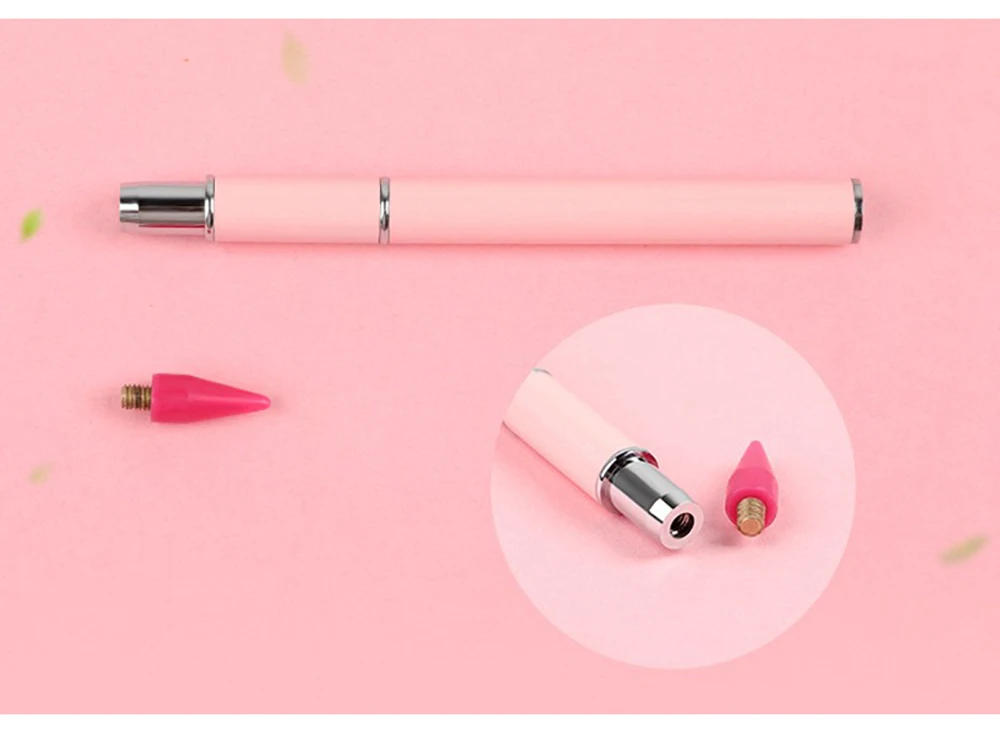 Description Picture 5 of itemNew Diamond Painting Pen Tool Double Head Convenient Multifunctional Nail Pen Metal Material Diamond Painting Accessories