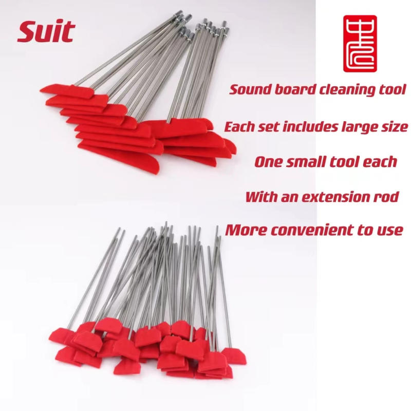 Description Picture 6 of item1set High Quality Grand Piano Soundboard Cleaning Tool For Easy Cleaning Of Grand Piano Soundboards