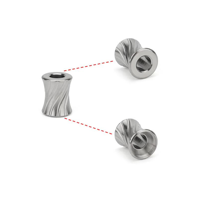 Description Picture 5 of itemSmall Titanium Alloy Beads DIY Pendant Paracord Rope Bead Keychain Tool Accessories