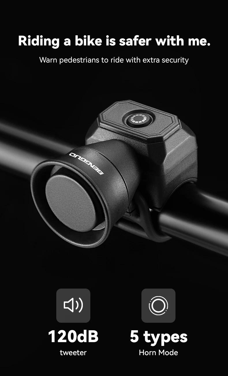 Description Picture 4 of itemNEW Bicycle Electronic Horn E-Bike Bell 120dB Loud Warning Sound CR2032 Battery IPX4 Waterproof Scooter Road Mountain Bike Horn