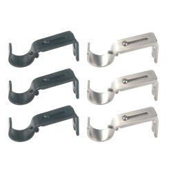 YYSD Convenient Curtain Rod Support Easy Hangings Curtain Rod Hold for Heavy Drapes