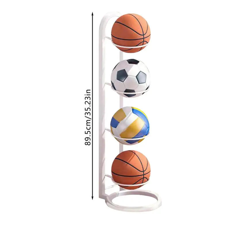 Description Picture 2 of itemMulti-Layer Basketball Storage Rack Football Display Shelf Kindergarten Volleyball Stand Holder Cast Iron Stand Display