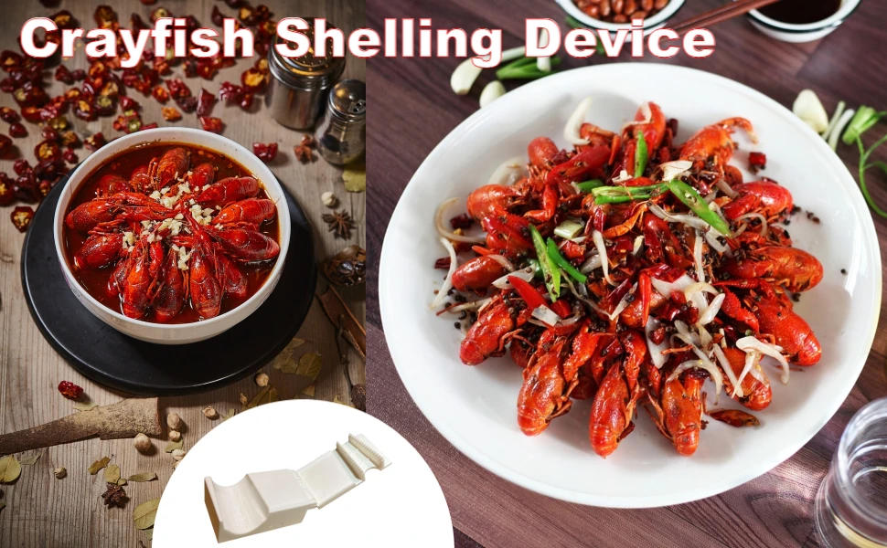 Description Picture 3 of item1/3/5/10pcs Crayfish Shelling Device Shrimp Peeler Kitchen Gadgets Crawfish Sheller Seafood Tool