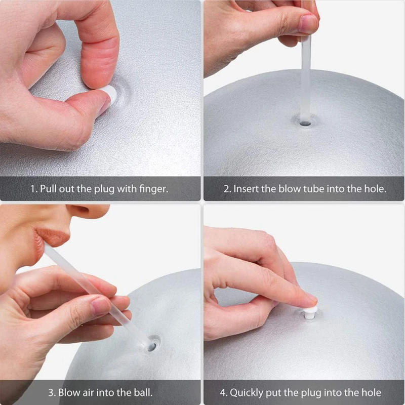 Description Picture 4 of item9 Inch Yoga Ball Mini Exercise Exercise Pilates Ball Sport Training Gym Anti Burst and Slip Resistant Balls Physical Therapy