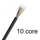 28AWG 10 Core-Black