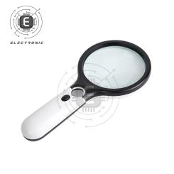 3 LED Light 45X Magnifying Glass Lens Mini Pocket Handheld Microscope Reading Jewelry Loupe Handheld Magnifiers