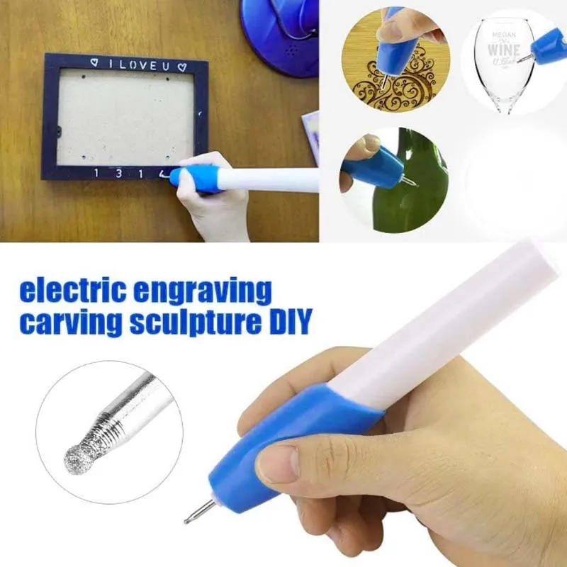 Description Picture 2 of itemMini Electric Carving Pen Portable Engraving Machine Stationery DIY  DIY Jewelry Metal Wood Ceramic Glass Engraver  Power Tools