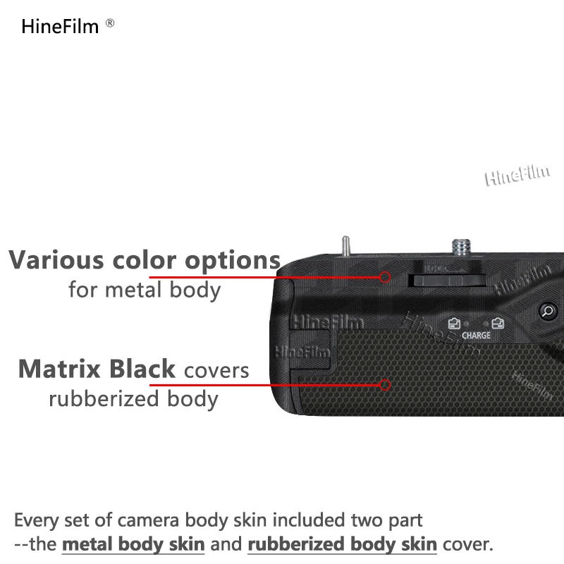 Description Picture 5 of itemHinefilm Skin for BG-R20 Camera Battery Grip Sticker For Canon R5II R5M2 R5 R6 R6M2 Camera Battery Skin BG R20 Protector BGR20