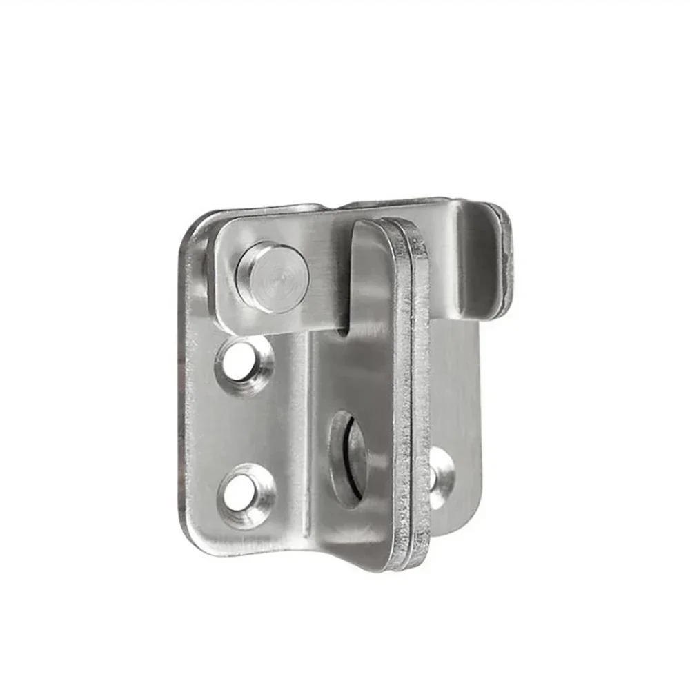 Description Picture 6 of item1Pc Thick Stainless Steel Door Buckle Cabinet door Hanging buckle Bolt safety bolt Sliding Hasp Pet cage  lock  latch