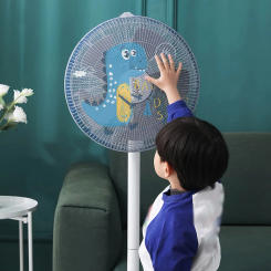 Electric Fan Dustproof Fan Protection Cover Safety Net Cover Anti-pinch Hand Fan Protection Net Cover Children Fan Cover