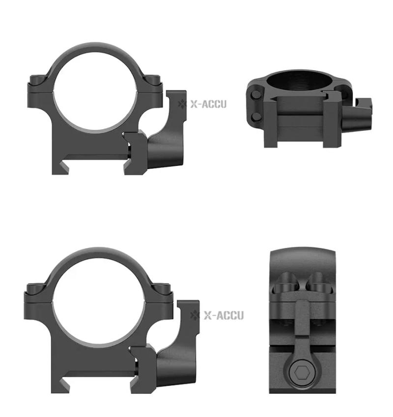 Description Picture 4 of itemVector Optics 25.4Mm 21Mm Picatinny and Weaver Rail Low /medium /high Mount Ring for Hunting Riflescope