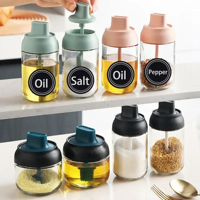 Description Picture 5 of item300/60PCS Waterproof Spice Jars Labels Stickers Kitchen Condiment Organizer Label Seasoning Glass Bottle Containers Sticker Tags